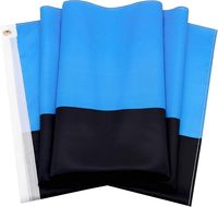 Drapeau d'Estonie 3x5 pieds en polyester, drapeaux nationaux estoniens en polyester avec œillets en laiton