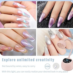 Lampe à ongles UV LED 36W Mini sans fil, séchage rapide, capteur automatique, col de cygne, portable, USB, pour gel UV - Product Image 4