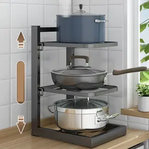 Кухонный многоуровневый стеллаж из углеродистой стали