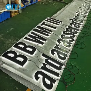 High quality sign supplier led channel letters custom logo sign for restaurant sign board