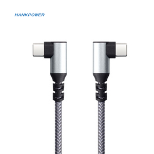 Cavo di ricarica rapida Type-<span class=keywords><strong>C</strong></span> da 60W, <span class=keywords><strong>C</strong></span> a <span class=keywords><strong>C</strong></span>, 3A PD, ricarica rapida, cavo dati USB-<span class=keywords><strong>C</strong></span> ad angolo retto - Product Image 2