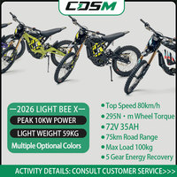 Sur Ron Lbx Surron X Schnelles 72V Light Bee X Elektrofahrrad E-Bike Aluminiumrahmen Elektrofahrrad 50 mph zum Verkauf