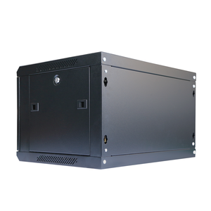 Armoire murale de 19 pouces (600 mm de large) en SPCC RAL9004 noir avec refroidissement par ventilateur - Product Image 2