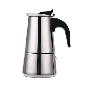 Top selling Italian espresso machine in 2020 100/200/450ml stainless steel mocha pot