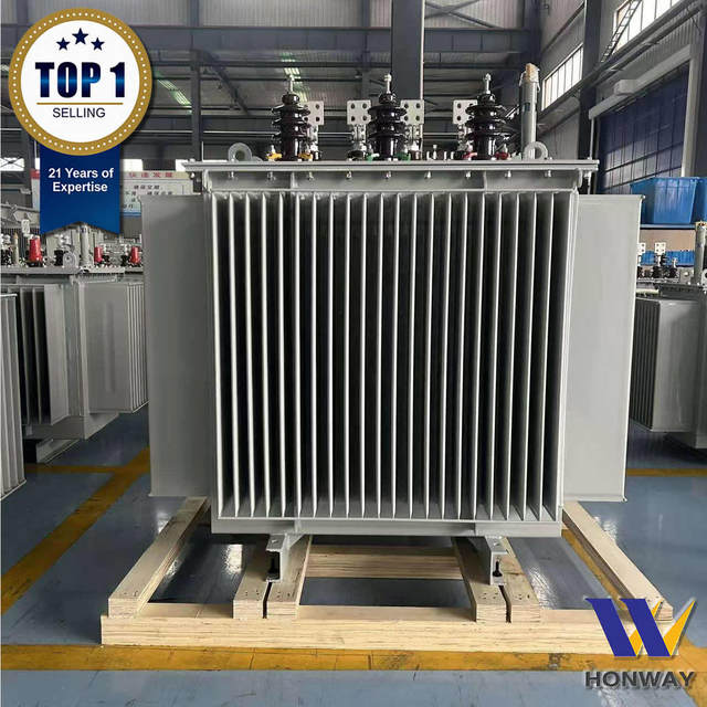 Hongwei Factory Sales 100kva 125kva 160kva 200kva High Frequency 50/60Hz Three Phase Oil Immersed Distribution Transformer