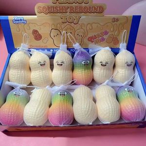 Cross-border Best-selling for Peanut PU Polyurethane Squishy Soft Clay-style Stress-relief Toy Slow <b>Rebound</b> - Product Image 4