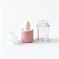 Flacon vide en plastique pour blush liquide et contouring avec grand applicateur éponge, conteneur de maquillage multi-usages, logo personnalisé