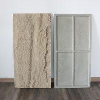 Panneau mural en pierre artificielle PU 3d pour décoration de chambre à coucher moderne