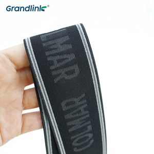 38mm 5cm quần áo phụ kiện Jacquard đàn hồi Dây thắt lưng ban nhạc <span class=keywords><strong>Webbing</strong></span> cho đồ lót <span class=keywords><strong>2</strong></span> inch Nylon vải Oeko - Product Image 1
