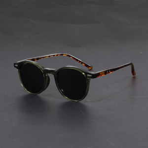 Uv400 Lunettes de soleil polarisées de haute qualité pour hommes 2025 Lunettes de soleil Lunettes de soleil rondes de luxe pour femmes Tr90 - Product Image 3