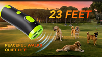 Dispositif anti-aboiement pour chien 2026, 3X ultrasons anti-aboiement, portée de 23 pieds, sûr et humain, anti-aboiement sonique rechargeable pour chien
