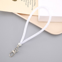 Lanière de téléphone paracorde tressée avec œillets en métal-Porte-clés à corde courte bricolage pour étui de téléphone, accessoires de pendentif