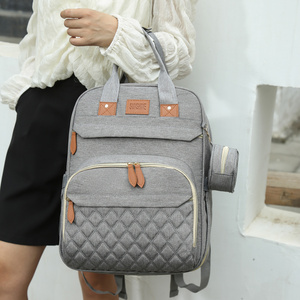 En Stock, Mochila Multifuncional USB para Mamá, Bolso de Maternidad Impermeable, Mochila de Moda, Bolso de Mano - Product Image 6