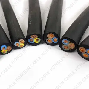 Copper Wire 22-16AWG Super Soft soow Rubber Sheath Wire cable flexible cable 3x12 3x10 4x10 4x8 awg 600v