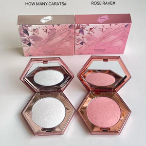 Nouvelle palette de fard à joues en poudre imperméable à la marque privée - Fard à joues en poudre rose <span class=keywords><strong>Maquillage</strong></span> Rubor Enlumineur visage Bronzer Contour Minéral - Product Image 2