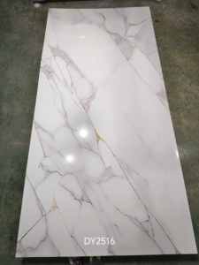 Ticari ofis banyo duvar kaplama için Diwo uv-tedavi mermer duvar panelleri sahte mermer tasarım - Product Image 4