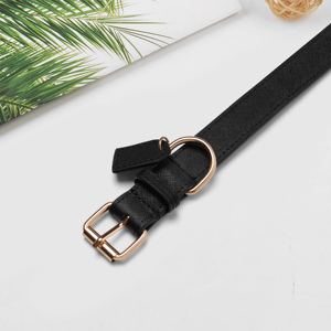 <span class=keywords><strong>Collier</strong></span> en cuir <span class=keywords><strong>grain</strong></span>é personnalisé pour chien avec étiquettes nominatives personnalisées pour chiens de grande et petite taille – Cadeau tendance - Product Image 6