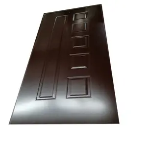 Pelle della porta decorativa in melamina con rivestimento in carta MDF/HDF modellato per la pelle della porta
