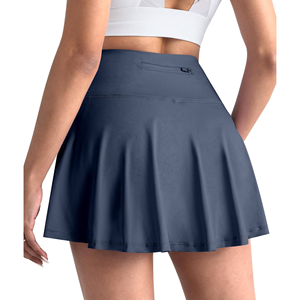 <span class=keywords><strong>Jupe</strong></span> courte de sport de <span class=keywords><strong>golf</strong></span> respirante en polyester-spandex de haute qualité pour femmes avec logo personnalisable <span class=keywords><strong>Jupe</strong></span> courte à séchage rapide - Product Image 1