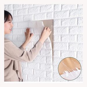 Cucina di lunga data di lusso in vinile autoadesivo PVC 3D <span class=keywords><strong>mattoni</strong></span> di schiuma buccia e bastone carta da parati/rivestimento murale per 3D decorazione domestica - Product Image 1