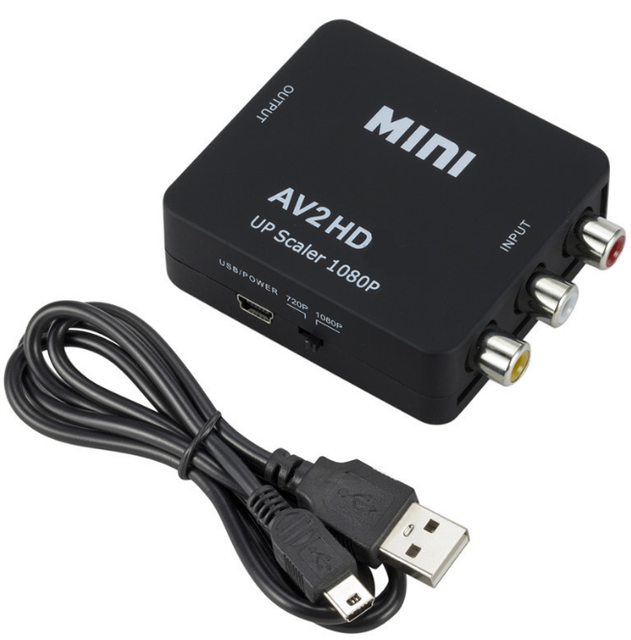 Mini AV to HD Video Converter with for