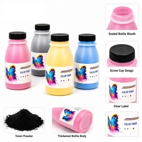 Bubuk Toner Warna Isi Ulang Universal untuk HP 1215/1515/1525/1025/175/176/100/200/300/400 Botol 100g Keluaran Warna Premium Stabil