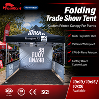 Carpa Plegable FEAMONT, Toldo Portátil Impermeable para Eventos al Aire Libre, Ferias Comerciales, Puestos de Mercado, Proveedor OEM Comercial