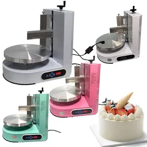 Máquina automática para glaseado de pasteles, máquina de decoración de tartas de cumpleaños para pulir