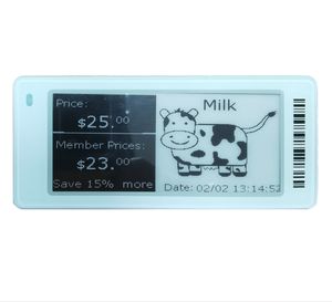 Étiquette ESL basse température de 2.9 pouces étiquette d'étagère électronique ESL noir et blanc étiquette de prix numérique électronique pour la zone de congélation - Product Image 1