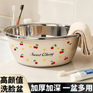 อ่างสแตนเลสหนาเกรดอาหารสำหรับล้างขวดนมเด็ก ทนความร้อนสูง ใช้ในครัวเรือน ทำความสะอาดง่าย - Product Image 3