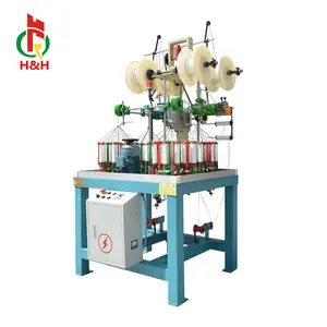 16 spindle jacquard harnesses cord braiding machine hot sales