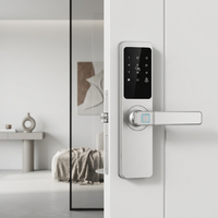 Cerradura Inteligente Digital Anti-Espía Vertexis con Contraseña, Cerradura Electrónica para Puerta con Entrada sin Llave Tuya WiFi Cloud, Desbloqueo por Huella Dactilar
