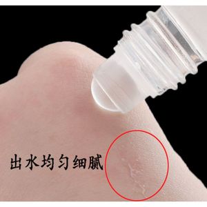 Botellas de vidrio esmerilado de 10 ml con bola de vidrio para aceites esenciales, masajes, envases cosméticos, forma cilíndrica - Product Image 2