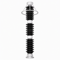 Parafoudre à oxyde métallique sans interstice en acier inoxydable 550 kV pour extérieur, produits haute tension MT&HT, modèle JDX 2000A 6280 mm