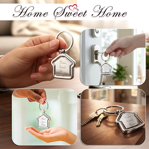 Llavero de Metal Personalizable con Grabado para Casa, Regalo de Casa Nueva, Regalo de Cierre de Vivienda, Llavero Personalizado de Moda - Product Image 5