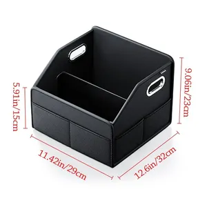 Túi đựng đồ cốp xe ô tô có túi đựng đồ treo ghế sau bằng da PU có móc và dây buộc cho xe SUV/MPV/Xe tải - Product Image 6