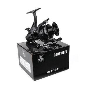 W.P.<span class=keywords><strong>E</strong></span> Moulinet de pêche à la carpe personnalisé NL 5000/6000/7000 Spinning 5.1:1 5 + 1 Roulements à billes Full Metal Spool <span class=keywords><strong>Pes</strong></span> - Product Image 1