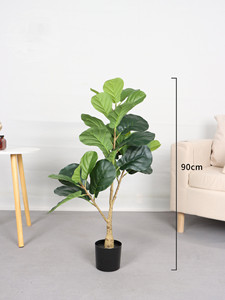 Planta Artificial de Hoja de Ficus, Árbol Artificial de 150 cm, Planta Artificial en Maceta para Decoración de Interiores, Hogar y Oficina - Product Image 6