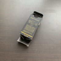 Boîte d'emballage de parfum artistique écologique à taille personnalisable, auto-érectible, avec impression UV, logo imprimé, estampage à chaud et insert fenêtré