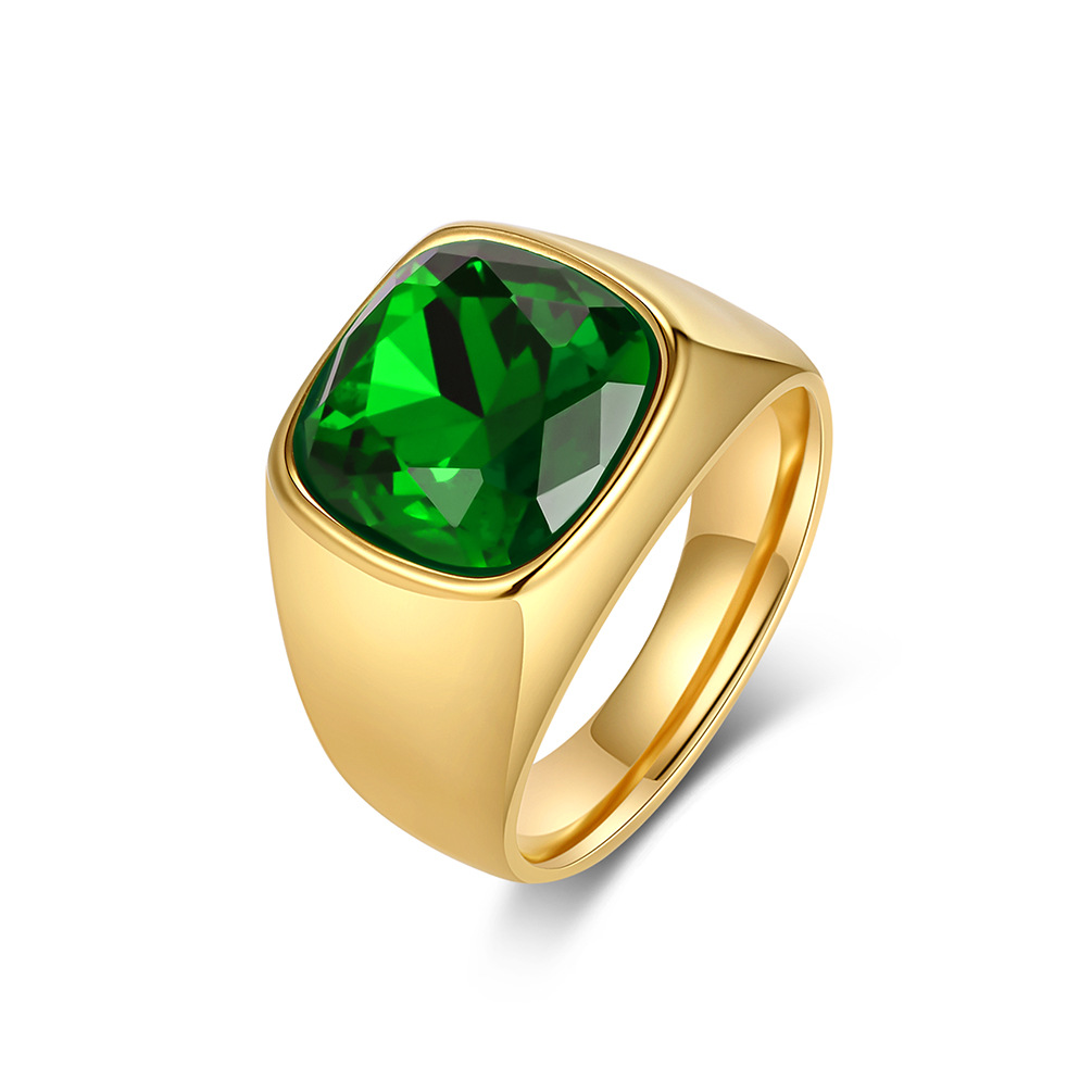 Diamant vert doré