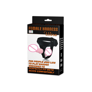 Pantalon dynamique à deux têtes personnalisé gratuit pour les lesbiennes portant des accessoires pour adultes à double pénis solide pull-up sont Offres Spéciales - Product Image 6