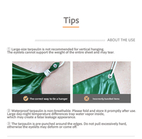 Bâche coulissante en toile acrylique 100% enduite de PVC gris, imperméable et résistante à l'usure, pour bassin à poissons et réservoir d'eau