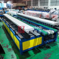 Machine de formage à froid de brides de conduits d'air à haute efficacité - Type PDF3 Duplex pour une intégration automatisée sans soudure en ligne