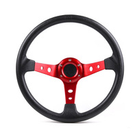 Volant de course en PU à déport profond de 350 mm, en aluminium à 3 branches, universel pour kart de drift et simulateur de course, direct usine OEM