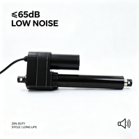 Actionneur linéaire DC robuste IP65 12/24/36/48V 10000N avec retour de position Hall/potentiomètre à course personnalisée pour l'automatisation industrielle