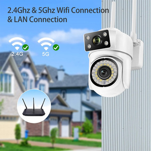 Cámara de Seguridad CCTV con Wifi 2.4G para Exteriores, 4mp, Audio Bidireccional, Impermeable, Inalámbrica, con Doble Lente - Product Image 4