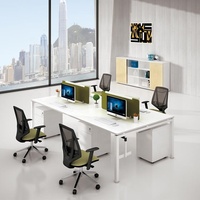 Pieds de table de bureau pour quatre personnes, fournitures directes d'usine de Guangzhou BERSON
