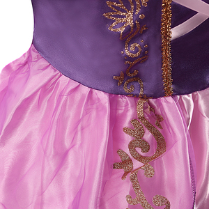 Nuevo Vestido de Princesa Morado para Niñas de HP, Disfraz de Rapunzel de Enredados para Niñas - Product Image 5
