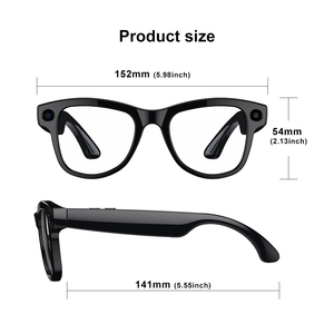 Gafas Inteligentes M02 Pro con IA, Reducción de Ruido en Llamadas, Conexión WiFi, Cámara de 8MP y Video 1200P, Modelo 2026 - Product Image 6