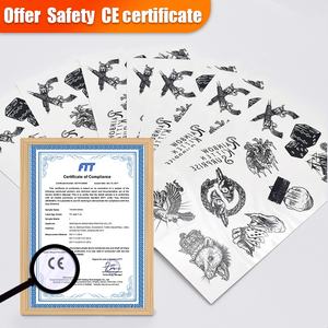 Pegatinas de tatuaje <span class=keywords><strong>temporal</strong></span> respetuosas con el medio ambiente seguras de alta calidad personalizadas - Product Image 6